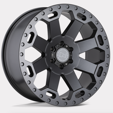 Warlord Mattgrau 17x8 6x5.11